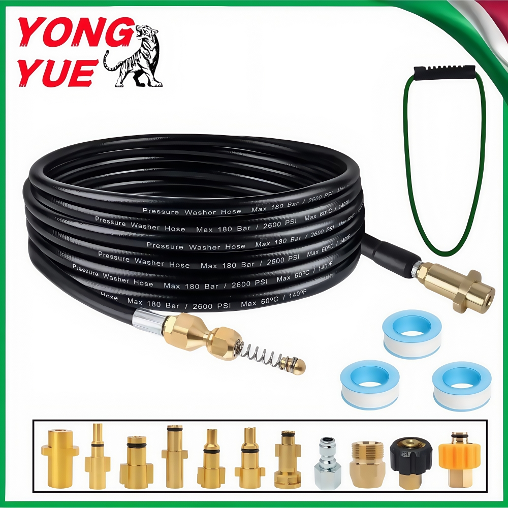 Laser Nozzle Ceramic - 3~50m Sewer Drain Water Cleaning Hose