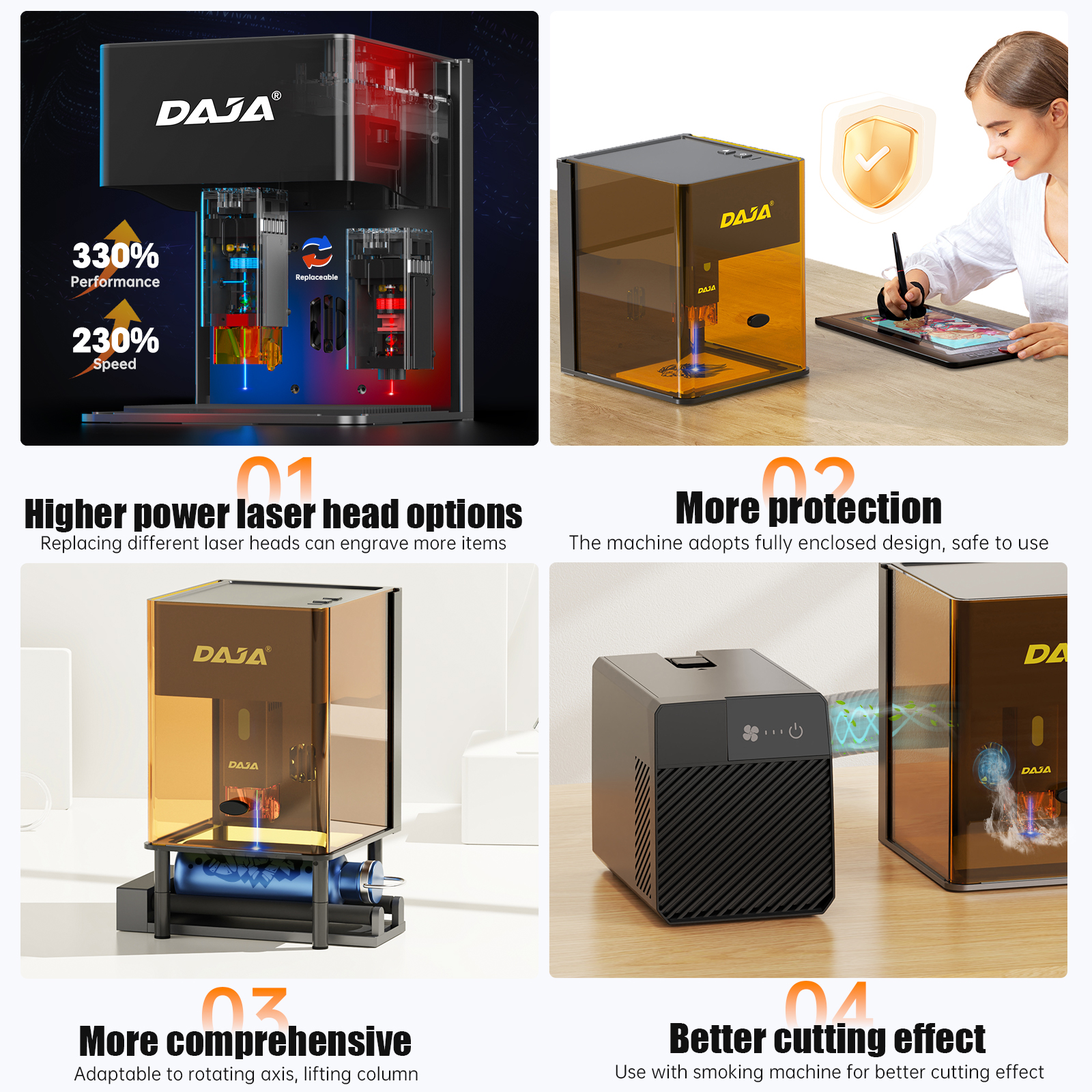 DAJA DJ6 Pro Mini Laser Engrav - Industrial Laser Equipment ulasan dan harga