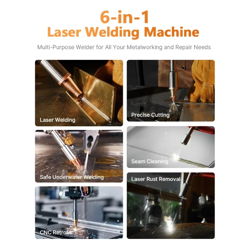 Weld Cut Clean Engrave 4 In 1  - Industrial Laser Welding Machine ulasan dan harga