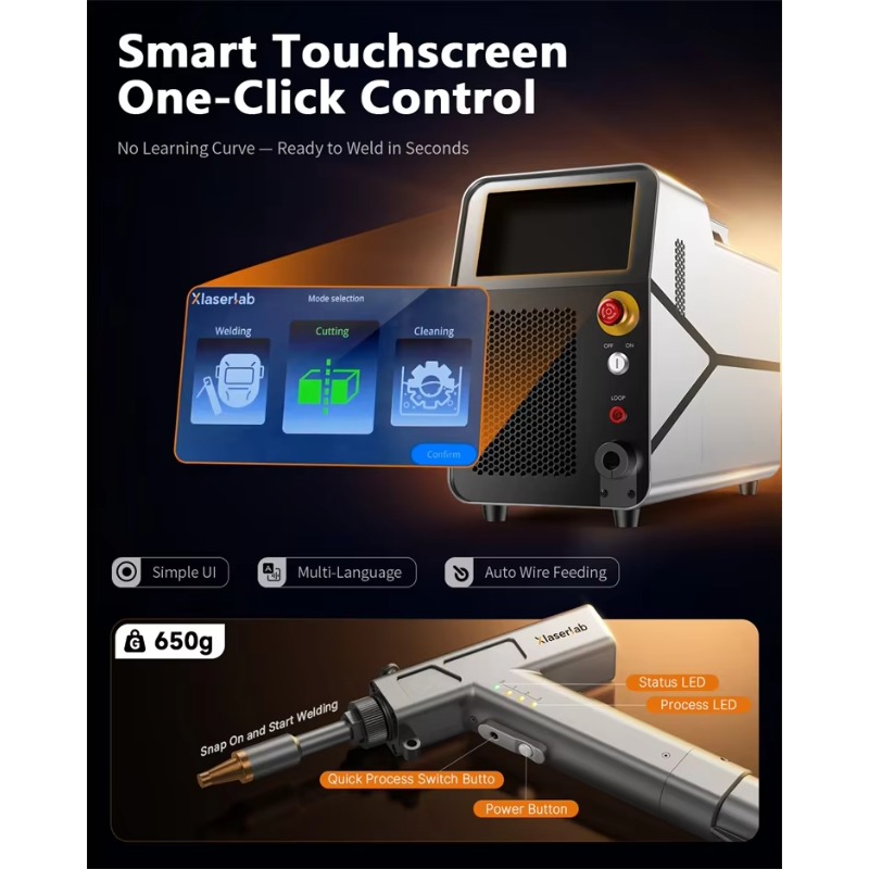 Weld Cut Clean Engrave 4 In 1  - Industrial Laser Welding Machine ulasan dan harga
