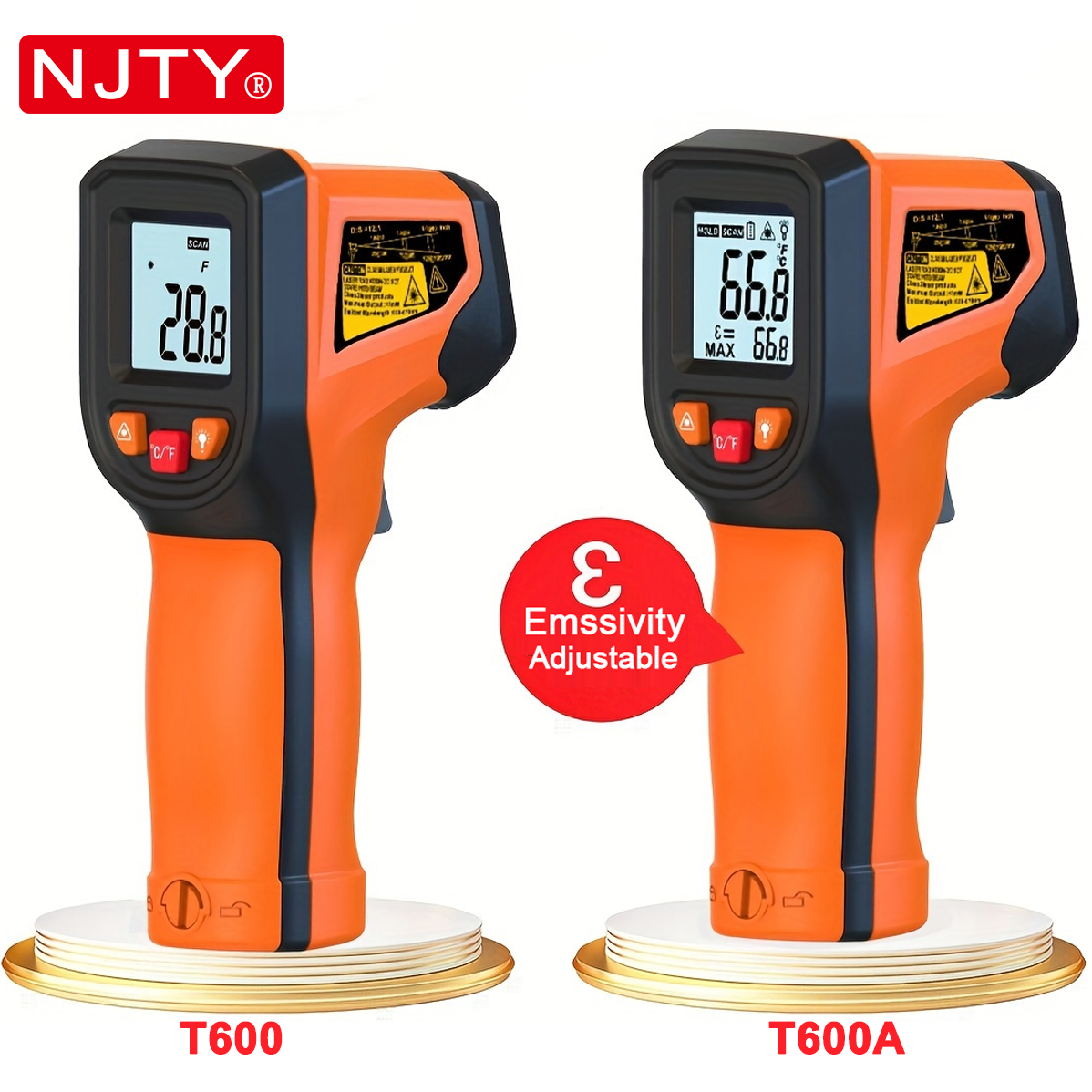 NJTY T600T600A Laser Temperatu - Industrial Laser Temperature Sensor ulasan dan harga