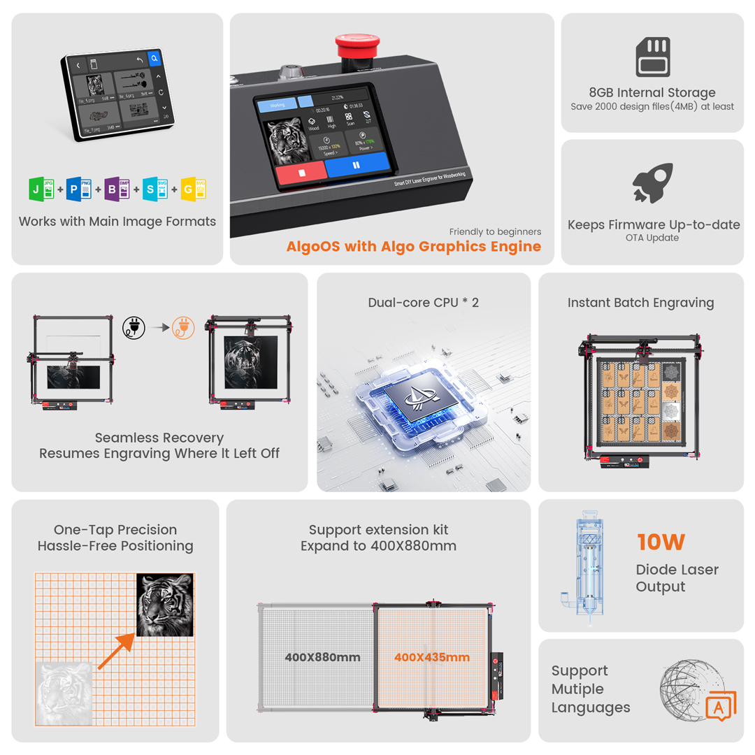 AlgoOS Control Smart High Powe - Industrial Laser Equipment ulasan dan harga