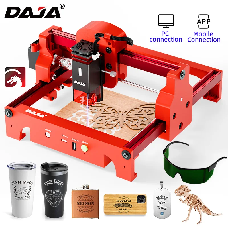DAJA A7 Laser Engraver 5W Mini - Industrial Laser Equipment ulasan dan harga