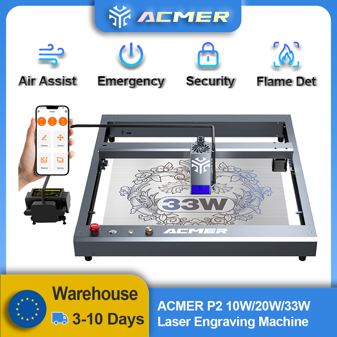 ACMER P2 Laser Engraver 33W 20 - Industrial Laser Equipment ulasan dan harga