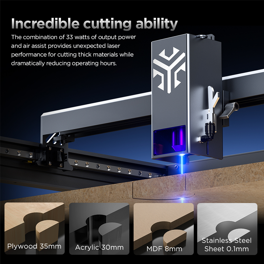 ACMER P2 Laser Engraver 33W 20 - Industrial Laser Equipment ulasan dan harga