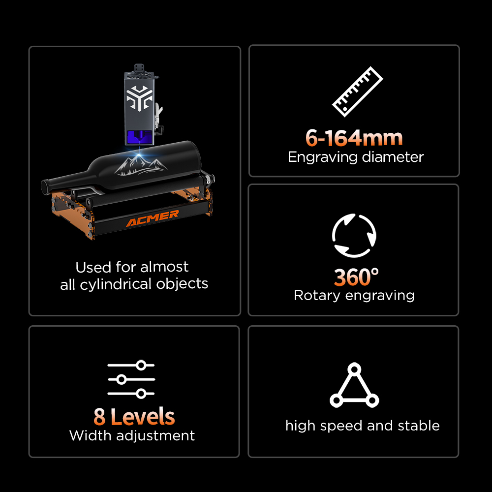 ACMER M3 Laser Rotary Roller 3 - Industrial Laser Equipment ulasan dan harga