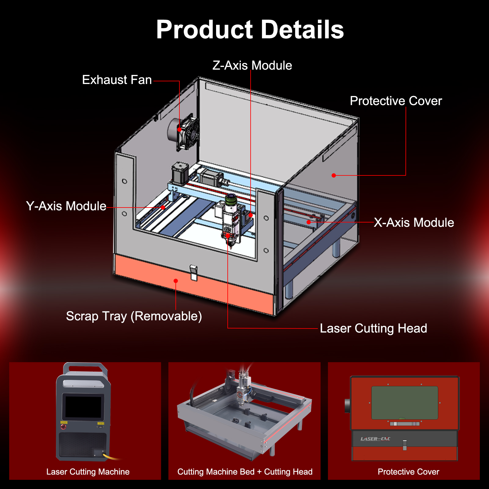 [EU/US] Desktop 220V 50Hz Lase - Industrial Laser Metal Cutting Machine ulasan dan harga