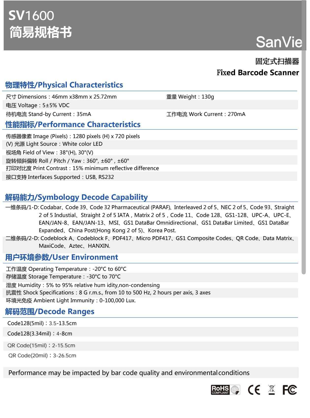 SV1600 Industrial Barcode Scan - Industrial Laser Line Module ulasan dan harga