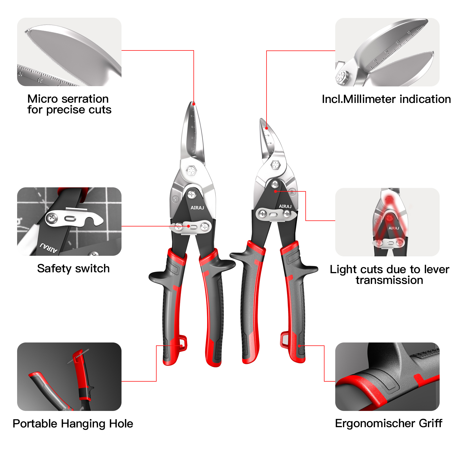 AIRAJ  Aviation Scissor Tin Sn - Industrial Laser Metal Cutting Machine ulasan dan harga