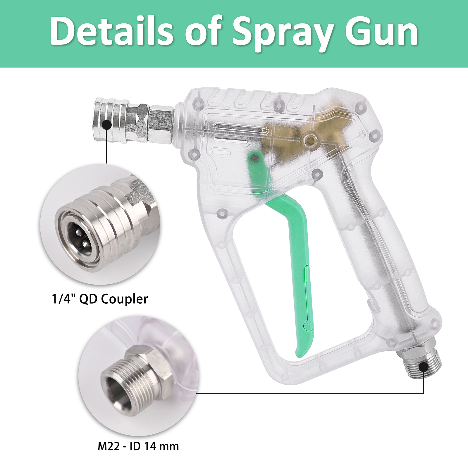 Pressure Washer Gun Kit - Conv - Laser Nozzle Ceramic ulasan dan harga
