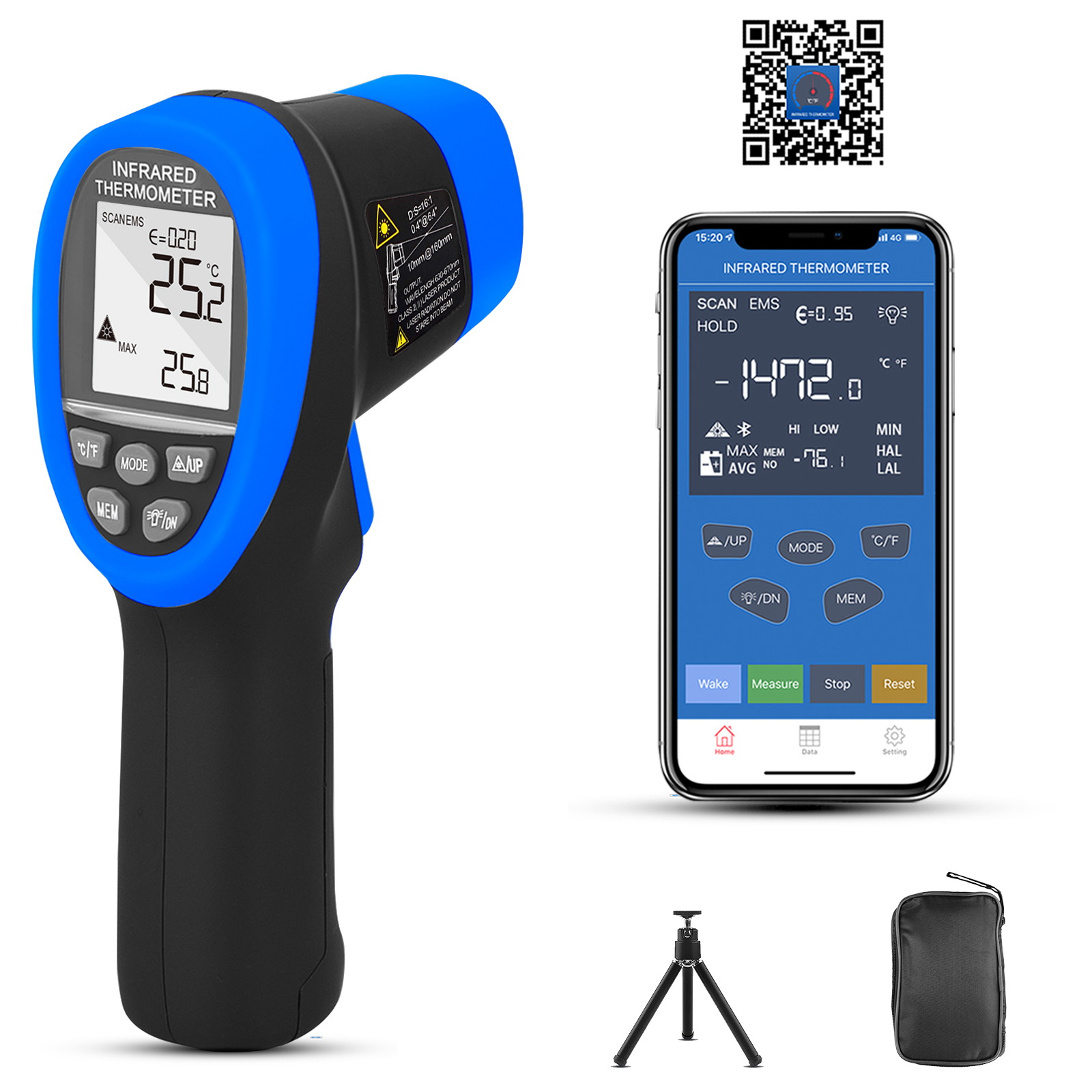 Infrared thermometer,digital l - Industrial Laser Measuring Device ulasan dan harga